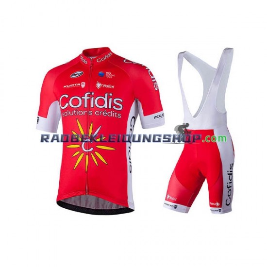 2018 Cofidis Pro Team Set(Radtrikot und Trägerhose) Herren N001