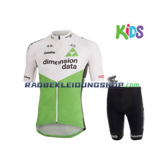 2018 Dimension Data Set(Radtrikot und Fahrradhose) Kinder N001