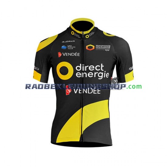 2018 Direct Energie Rennradtrikot Kurzarm Herren N001