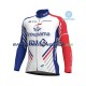 2018 FDJ Thermo Set(Radtrikot und Trägerhose) Herren N001