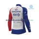 2018 FDJ Thermo Set(Radtrikot und Trägerhose) Herren N001