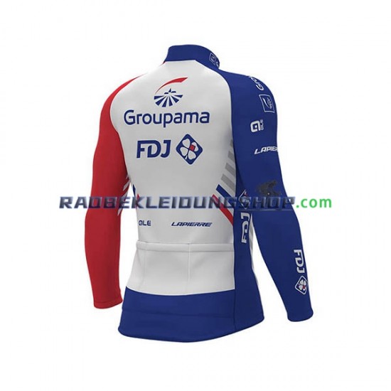 2018 FDJ Rennradtrikot Langarm Herren N001