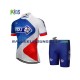 2018 FDJ Set(Radtrikot und Fahrradhose) Herren N003