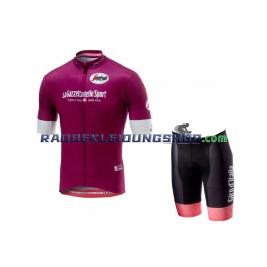 2018 Giro d Italia Set(Radtrikot und Fahrradhose) Herren N004