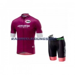 2018 Giro d Italia Purple Set(Radtrikot und Fahrradhose) Damen