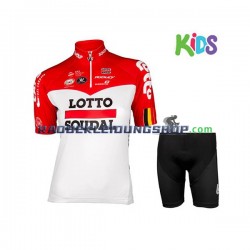 2018 Lotto Soudal Set(Radtrikot und Fahrradhose) Kinder N001