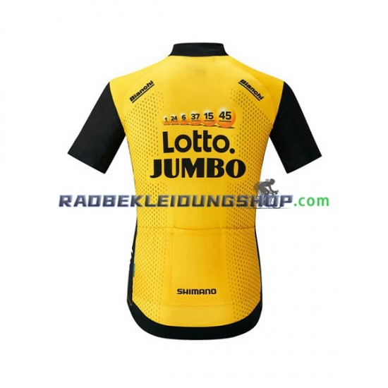 2018 LottoNL-Jumbo Rennradtrikot Kurzarm Herren N001