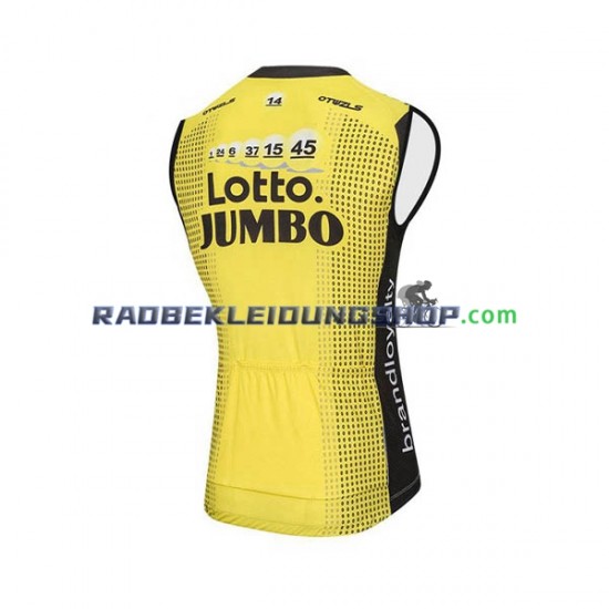 2018 LottoNL-Jumbo Winddichte Radsportweste Herren N001