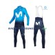 2018 Movistar Team Thermo Set(Radtrikot und Trägerhose) Herren N001