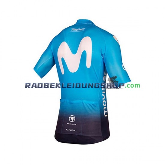 2018 Movistar Team Rennradtrikot Kurzarm Herren N001