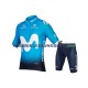 2018 Movistar Team Set(Radtrikot und Fahrradhose) Herren N001