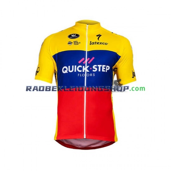 2018 Quick Step Ecuador Champion Rennradtrikot Kurzarm Herren