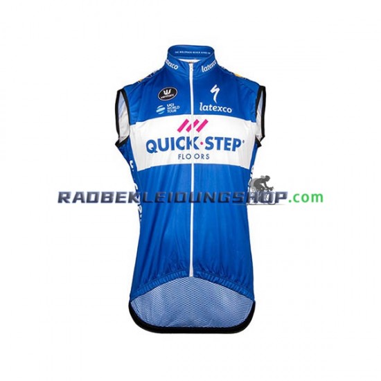 2019 Quick-Step Floors Winddichte Radsportweste Herren N001