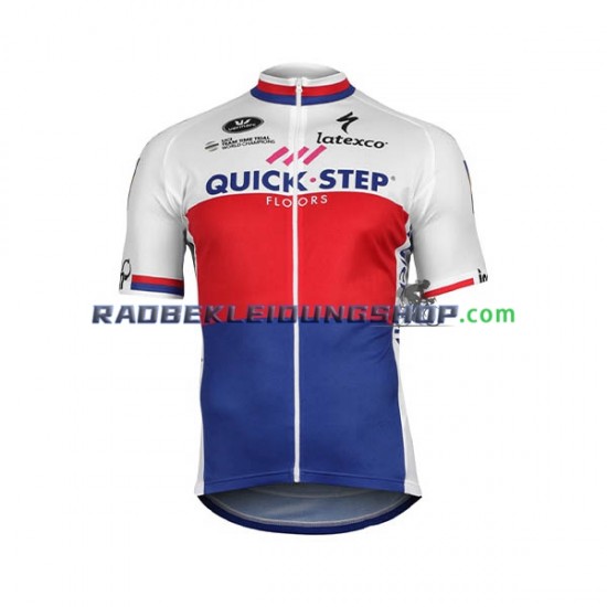 2018 Quick-Step Floors Rennradtrikot Kurzarm Herren N002