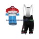 2018 Quick-Step Floors Set(Radtrikot und Trägerhose) Herren N003