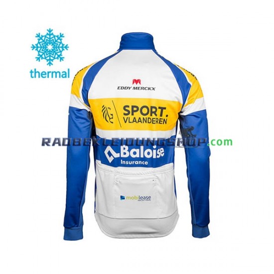 2018 Sport Vlaanderen-Baloise Thermo Set(Radtrikot und Trägerhose) Herren N001