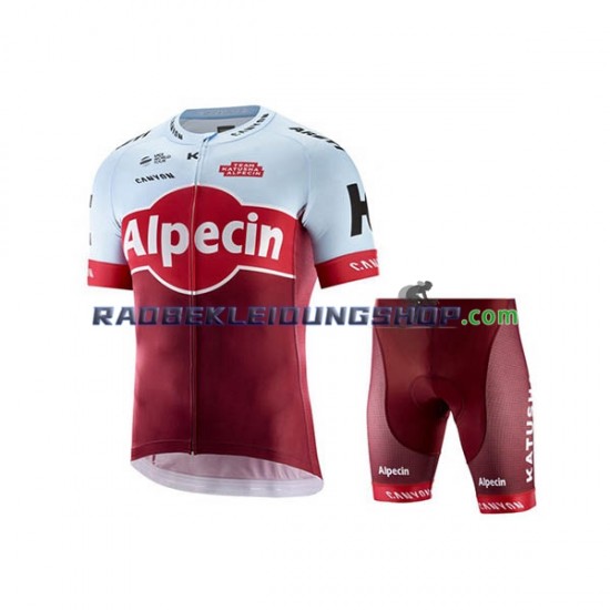 2018 Team Katusha Alpecin Set(Radtrikot und Fahrradhose) Herren N001