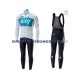 2018 Team Sky Thermo Set(Radtrikot und Trägerhose) Herren N001