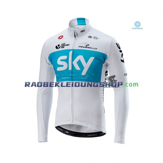 2018 Team Sky Thermo Set(Radtrikot und Trägerhose) Herren N001