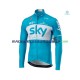 2018 Team Sky Thermo Set(Radtrikot und Trägerhose) Herren N002