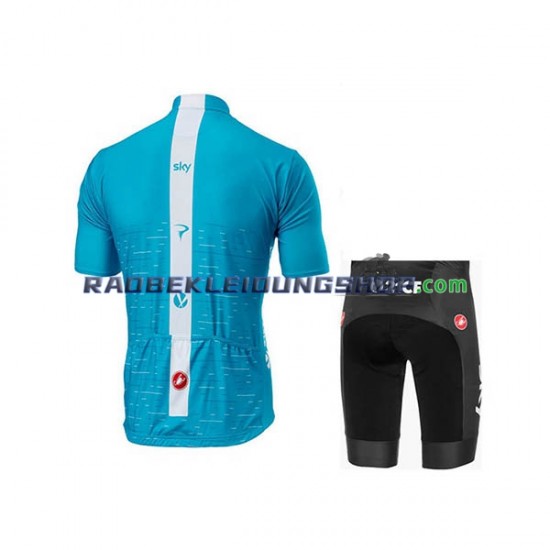 2018 Team Sky Set(Radtrikot und Fahrradhose) Herren N002