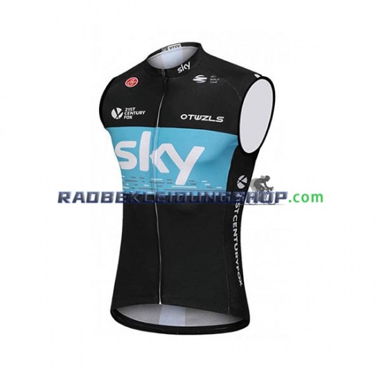 2018 Team Sky Winddichte Radsportweste Herren N003