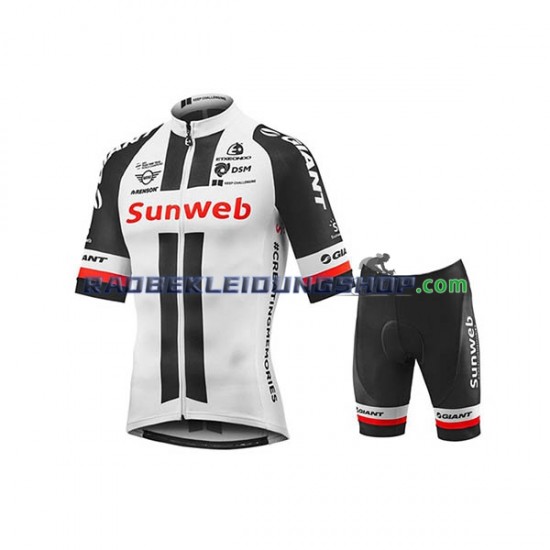 2018 Team Sunweb Set(Radtrikot und Fahrradhose) Herren N001