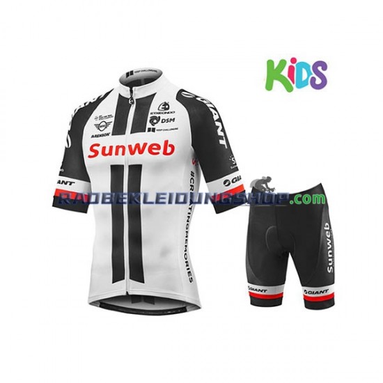 2018 Team Sunweb Set(Radtrikot und Fahrradhose) Kinder N001