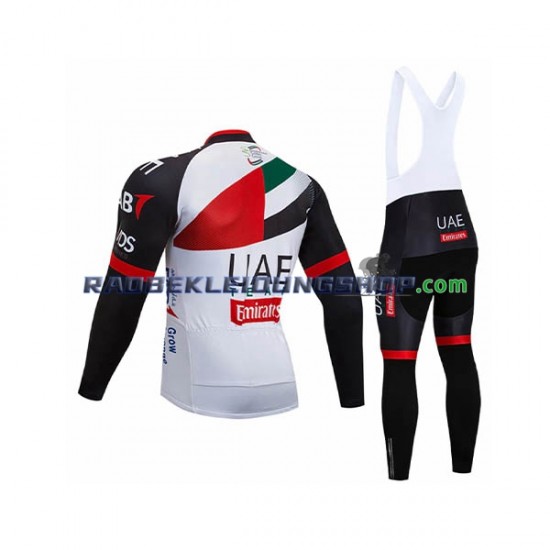 2018 Team UAE Set(Radtrikot Langarm und Trägerhose Lang) Herren N001