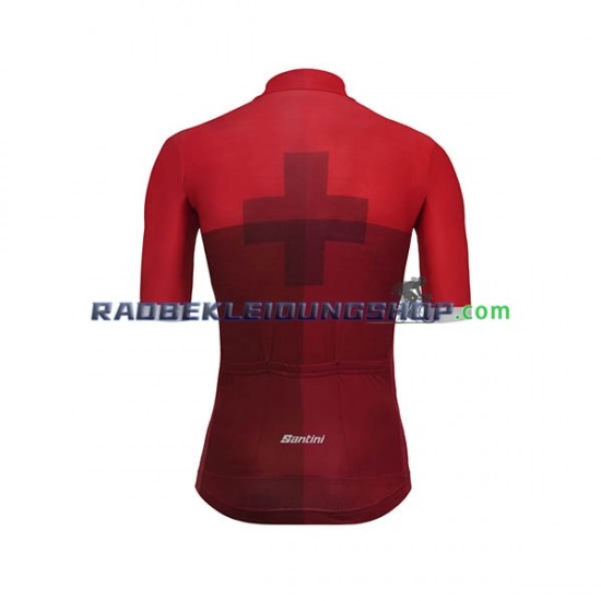 2018 Tour of Switzerland Set(Radtrikot und Trägerhose) Herren N003