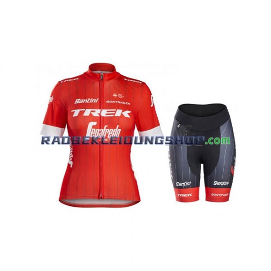 2018 Trek-Segafredo Set(Radtrikot und Fahrradhose) Damen N001