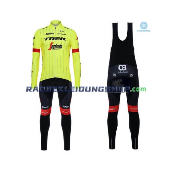 2018 Trek-Segafredo Thermo Set(Radtrikot und Trägerhose) Herren N002