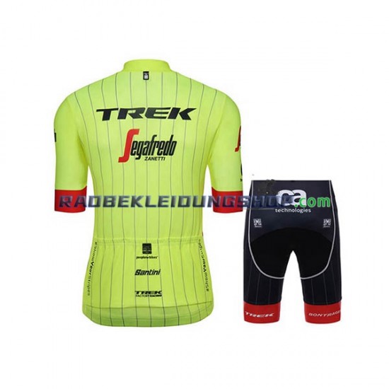 2018 Trek-Segafredo Set(Radtrikot und Fahrradhose) Kinder N002