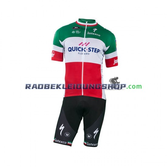 2018-2019 Quick-Step Floors Set(Radtrikot und Fahrradhose) Herren N002