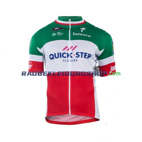 2018-2019 Quick-Step Floors Set(Radtrikot und Fahrradhose) Herren N002