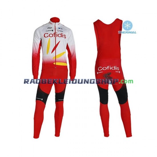 2019 Cofidis Pro Team Thermo Set(Radtrikot und Trägerhose) Herren N001