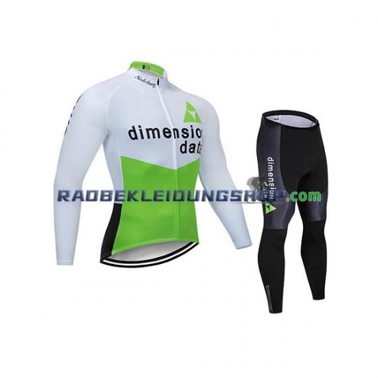 2019 Dimension Data Set(Radtrikot Langarm und Radhose Lang) Herren N001