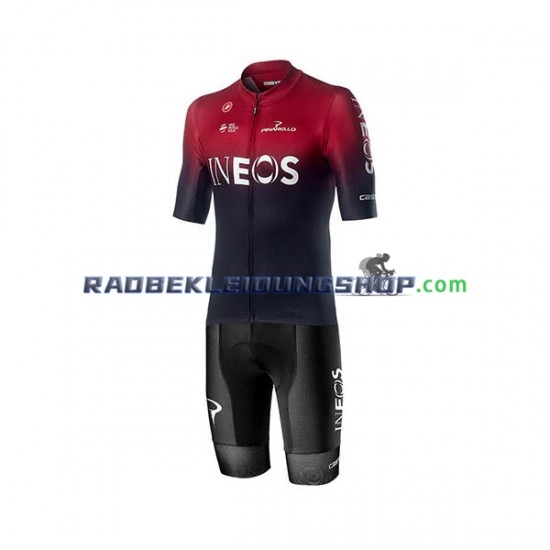 2019 TEAM INEOS Set(Radtrikot und Trägerhose) Herren N001