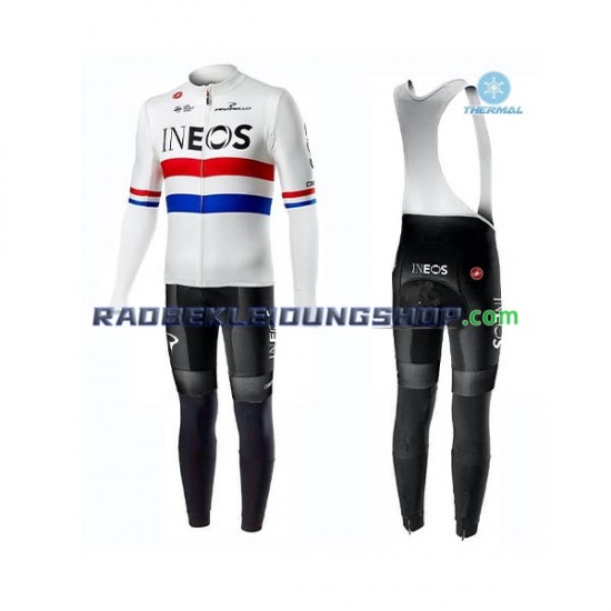 2019 TEAM INEOS Thermo Set(Radtrikot und Trägerhose) Herren N001