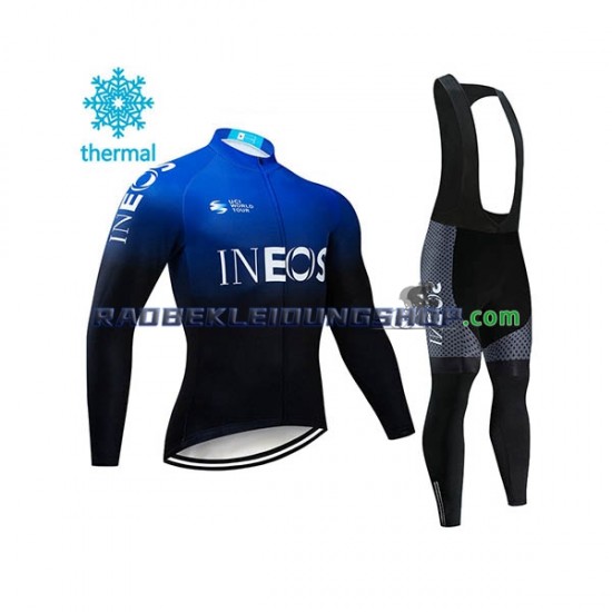 2019 TEAM INEOS Thermo Set(Radtrikot und Trägerhose) Herren N002