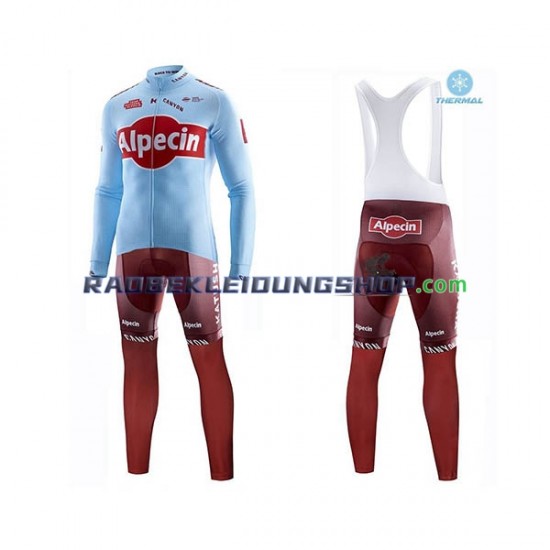 2019 Team Katusha Alpecin Thermo Set(Radtrikot und Trägerhose) Herren N001