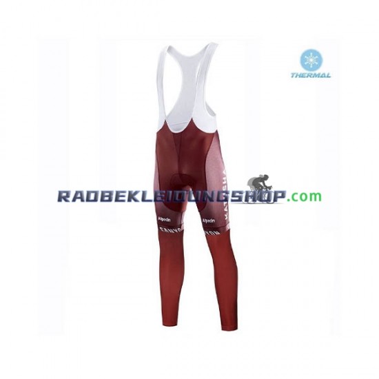 2019 Team Katusha Alpecin Thermo Trägerhose Lang Herren N001