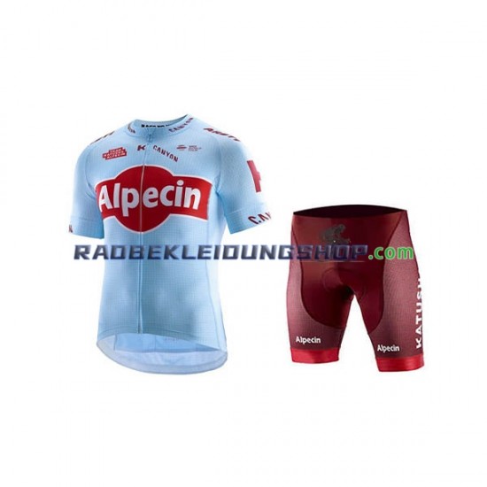 2019 Team Katusha Alpecin Set(Radtrikot und Fahrradhose) Herren N001