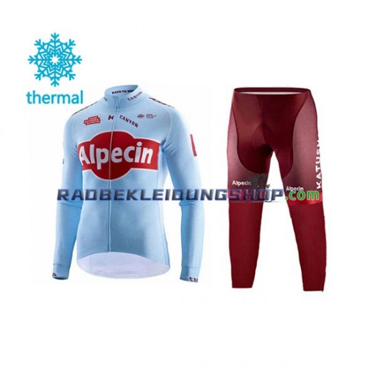 2019 Team Katusha Alpecin Thermo Set(Radtrikot und Radhose) Herren N001