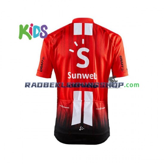 2019 Team Sunweb Set(Radtrikot und Fahrradhose) Kinder N001