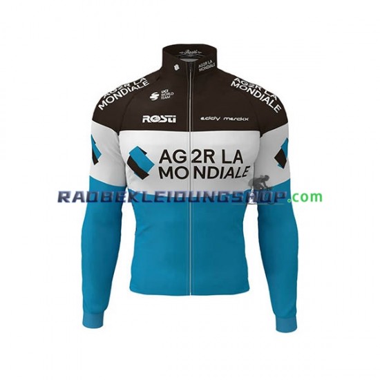 2020 AG2R La Mondiale Rennradtrikot Langarm Herren N001