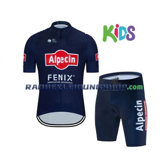 2020 Alpecin–Fenix Set(Radtrikot und Fahrradhose) Herren N001