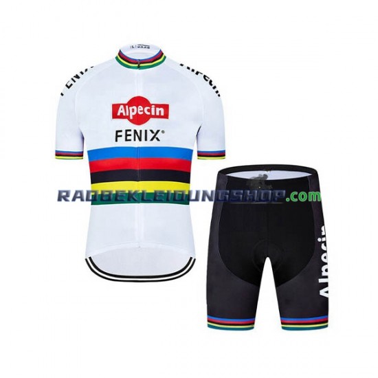 2020 Alpecin–Fenix Set(Radtrikot und Fahrradhose) Herren N003