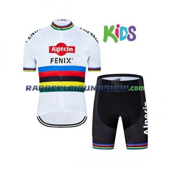 2020 Alpecin–Fenix Set(Radtrikot und Fahrradhose) Kinder N003