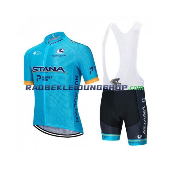 2020 Astana Pro Team Set(Radtrikot und Trägerhose) Herren N001